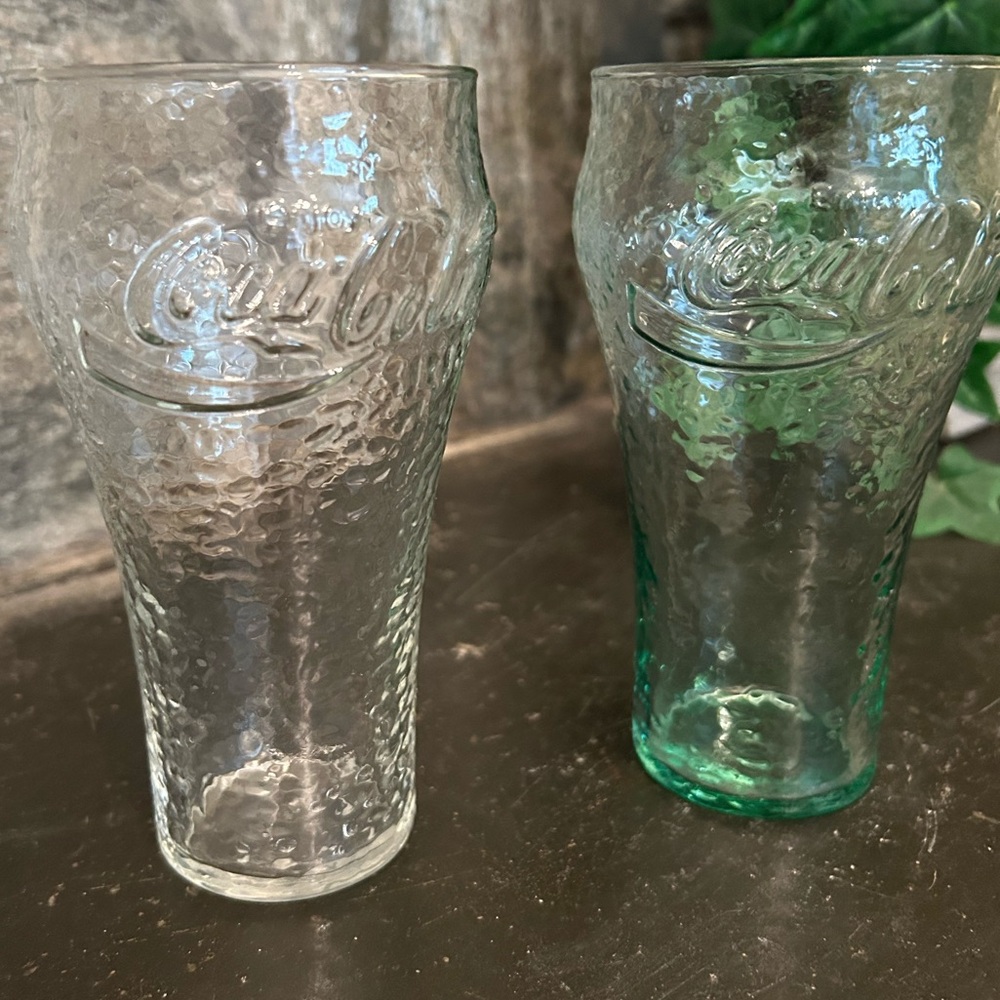 Coca Cola glassware set of 2